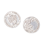 Pendiente Moneda Plata