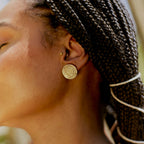 Arete Moneda Dorado