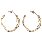 Arete Mujer Serpiente Dorado