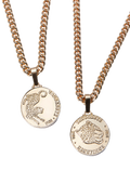 Pingente Moneda Dourado