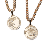 Colgante Moneda Dorado