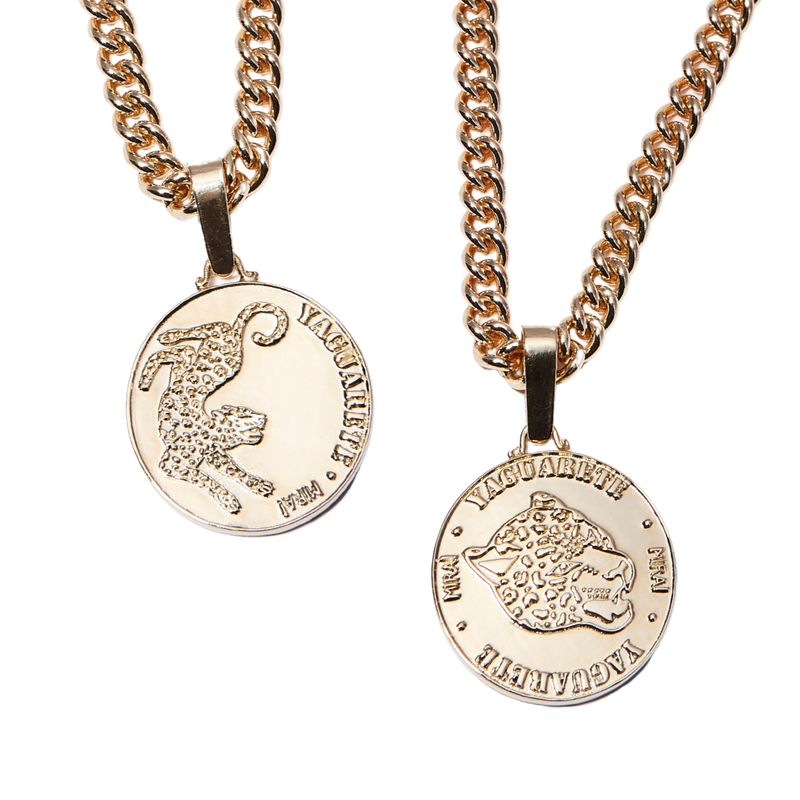 Pendente Moneda Dourado
