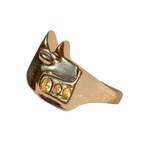 Anillo LA LOBA Dorado