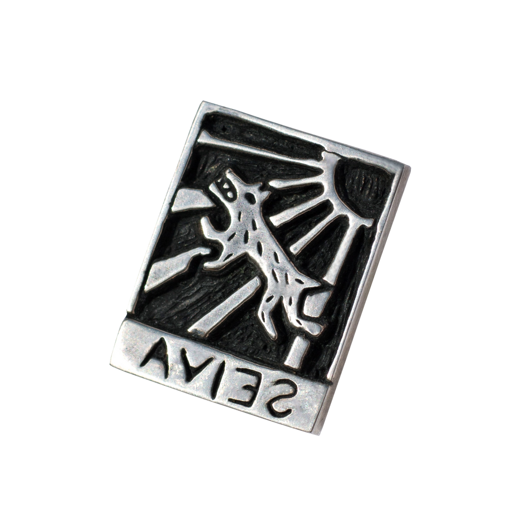 Anel Xilogravura Prata