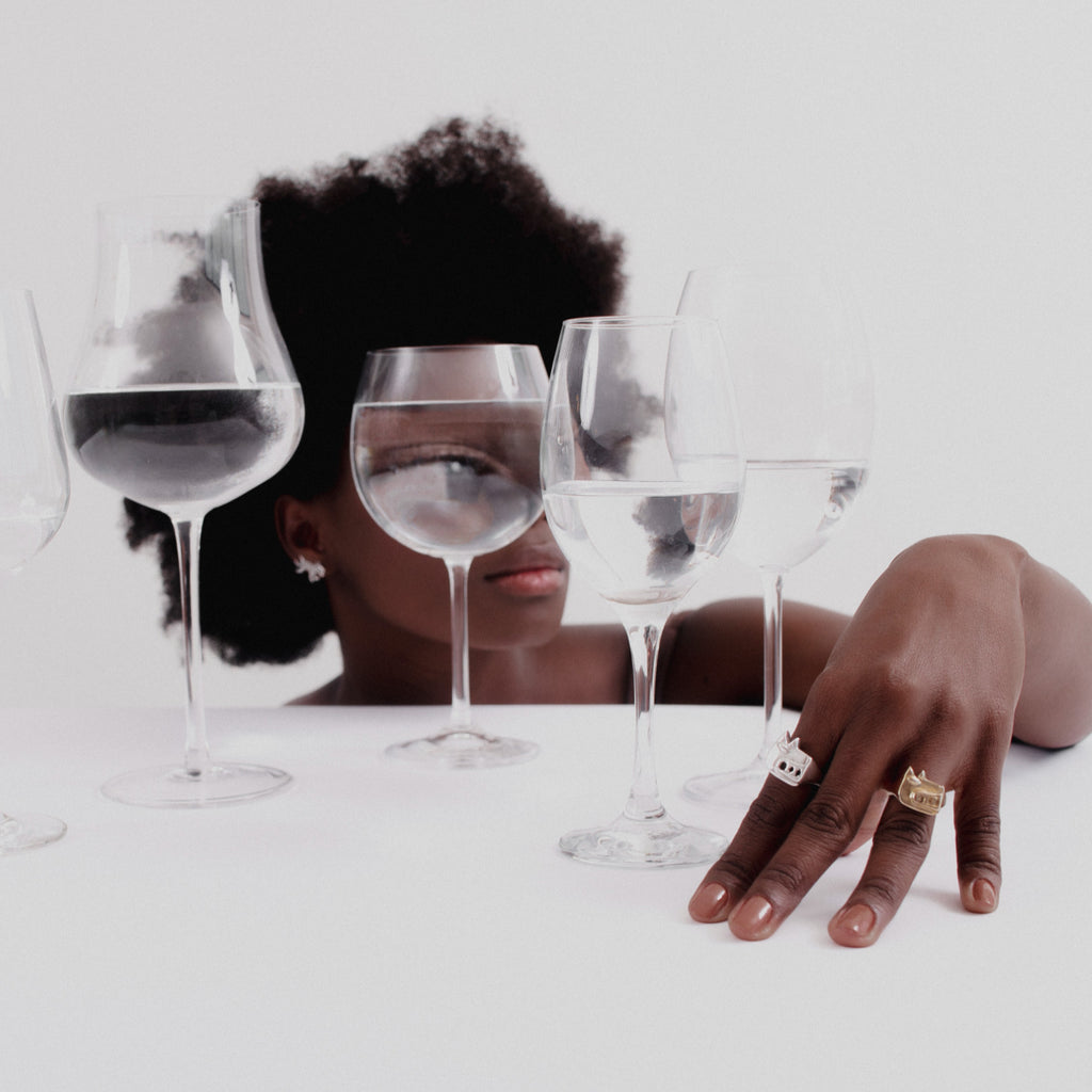 Anel LA LOBA Dourado